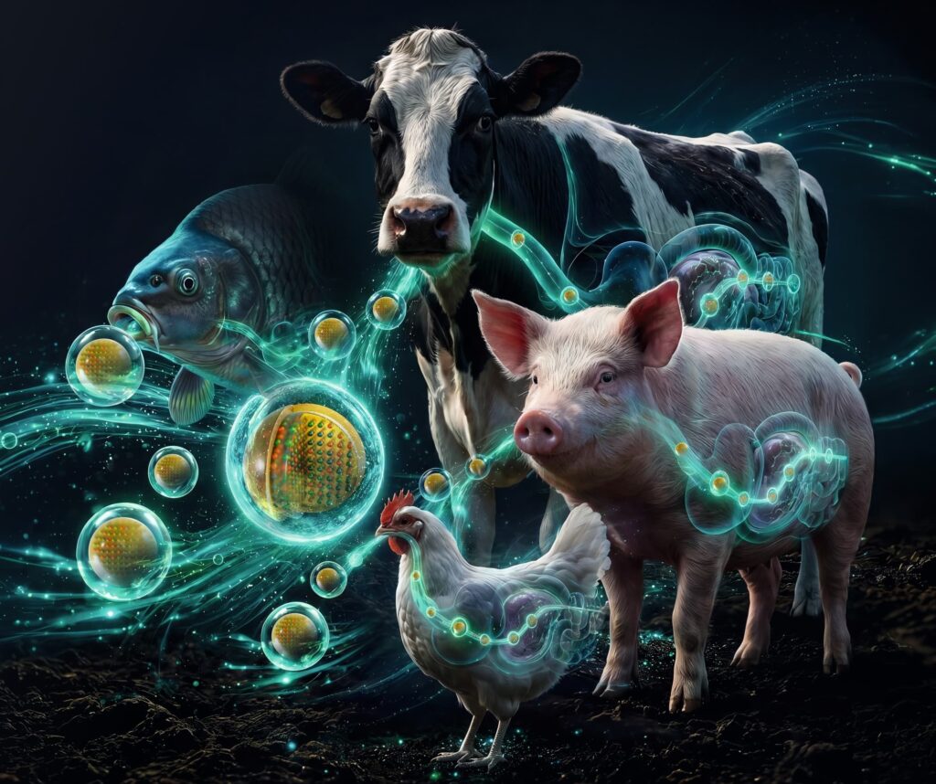 Designed to be a Hero Tierarten Feed Specialities Kuh, Fisch, Sau, Huhn mit Fettmatrix von Bewital agri