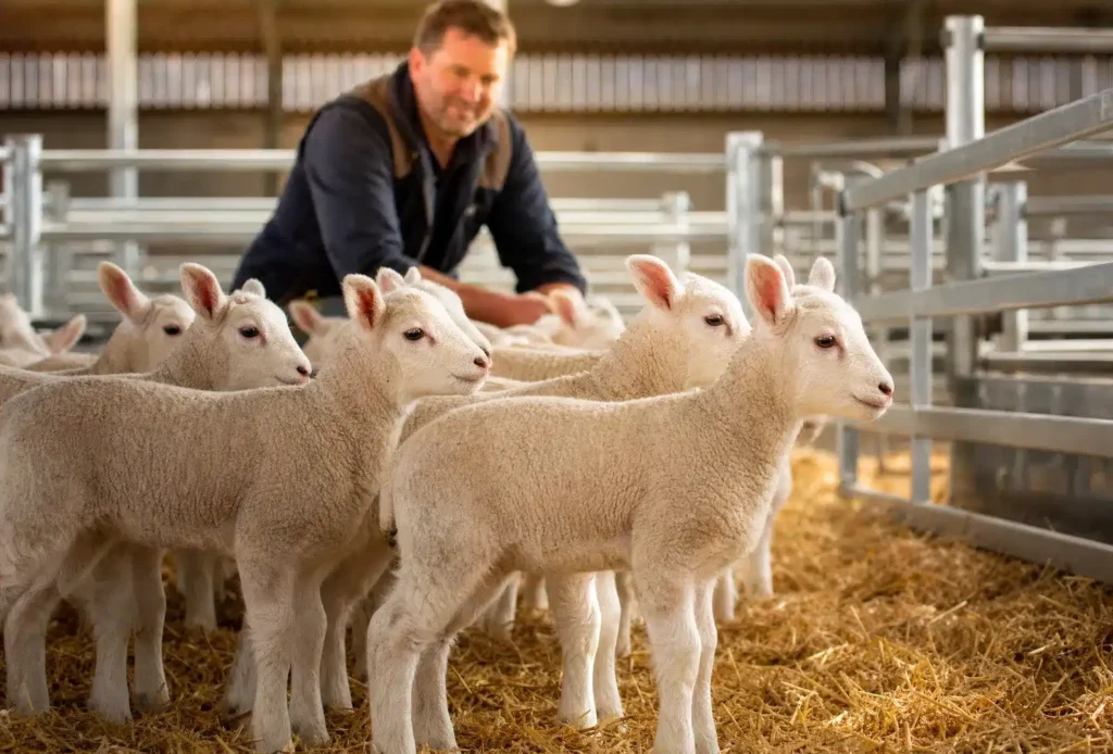 Bewital agri Farm Solutions Lamm / Lämmer im Stall